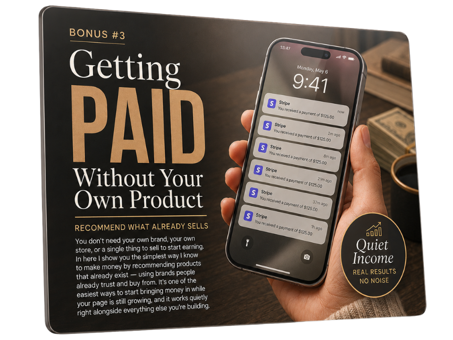Getting paid without your own product
